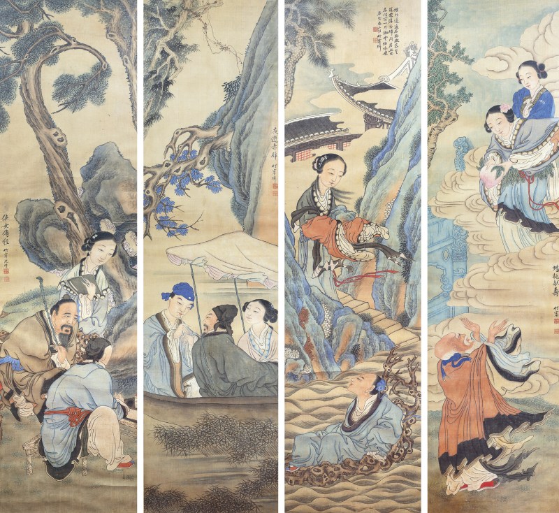 沈焯  人物镜心带框