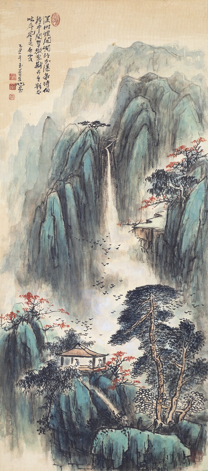 叶东旭  山水立轴