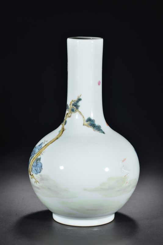 清 雪花绿釉水盂 - 图3