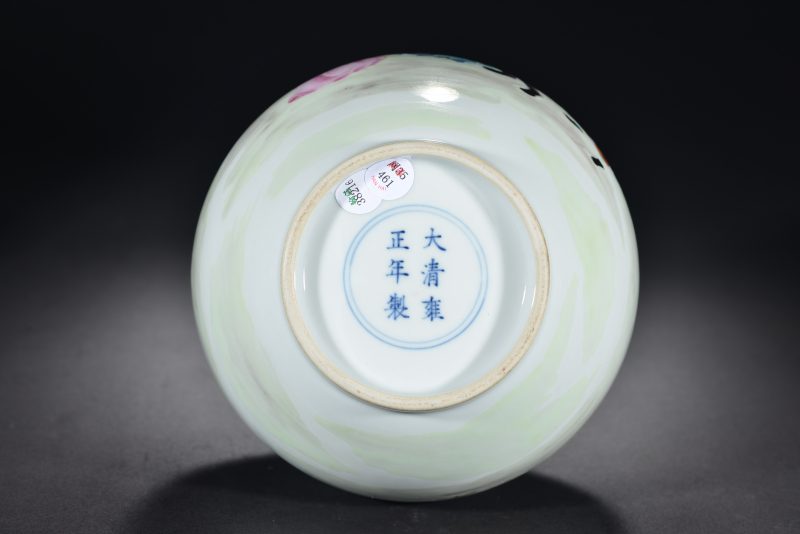 清 雪花绿釉水盂 - 图5
