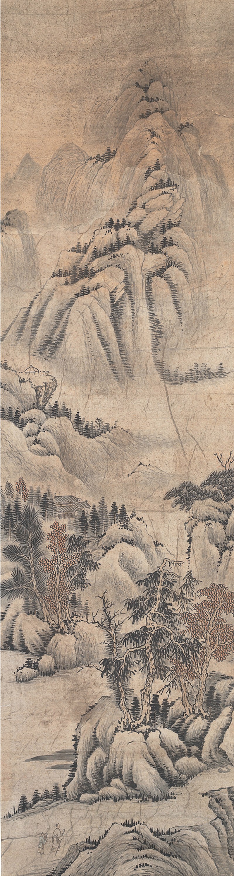 佚名  山水立轴
