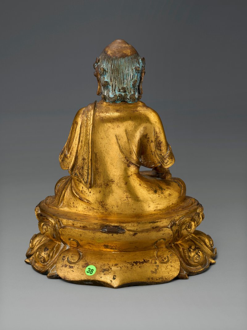 明 十六世紀 鎏金銅釋迦牟尼佛坐像  MING DYNASTY, 16TH CENTURY - 图2