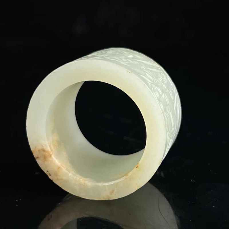 明 白玉松竹梅诗文镇 - 图7