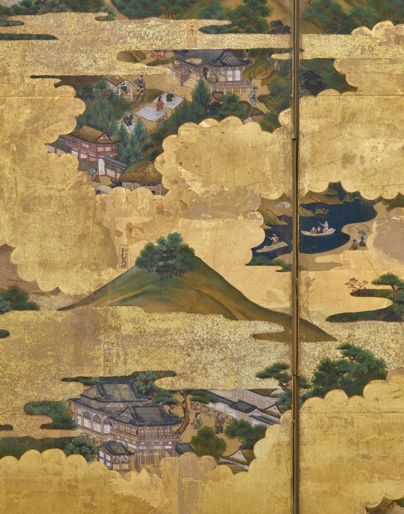 Anonymous, Scenes in and around the Capital (Rakuchu rakugai zu), Edo period, 17th century | 洛中洛外図屏風　江戸時代前期　17世紀 - 图12