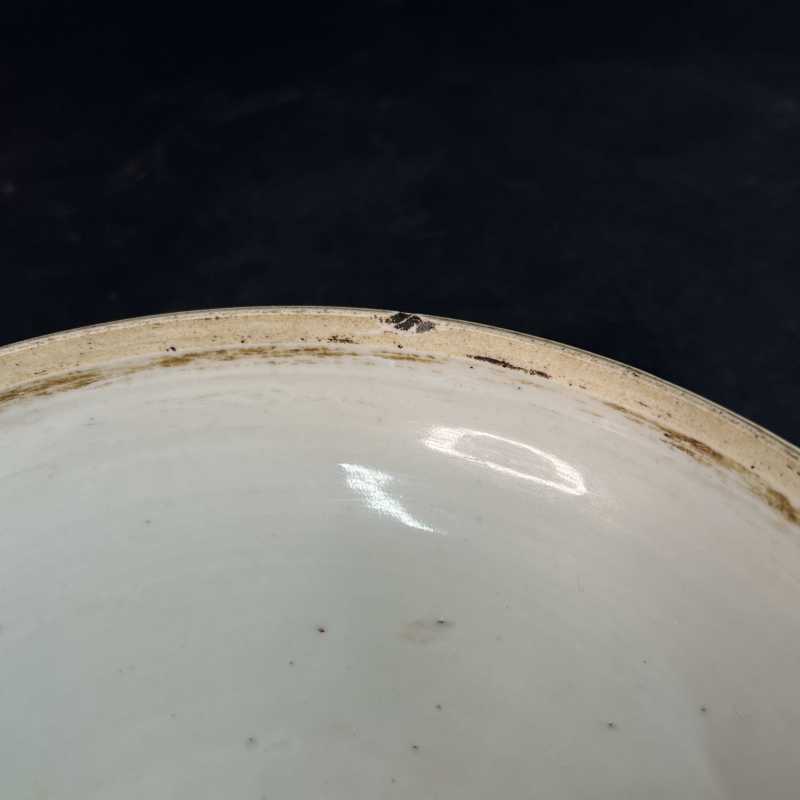 明崇祯 青花狮子穿花纹捧盒 - 图4