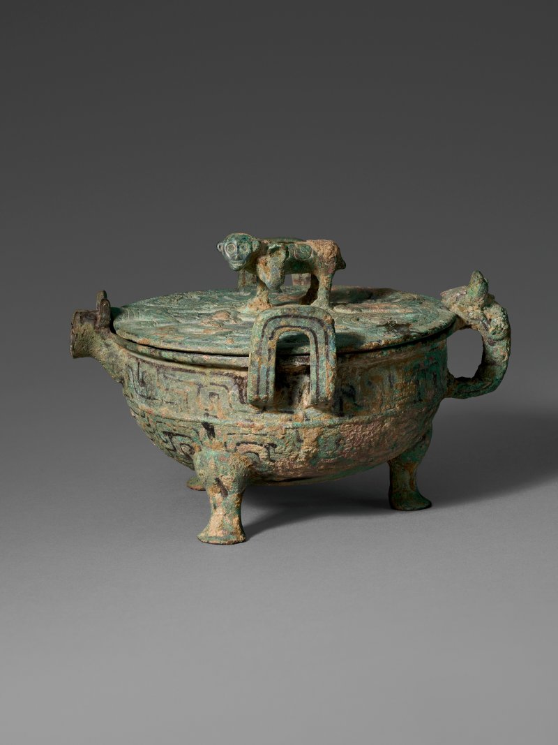 西周晚期 公元前八/七世紀 青銅小流鼎  LATE WESTERN ZHOU DYNASTY, 8TH-7TH CENTURY BC - 图2