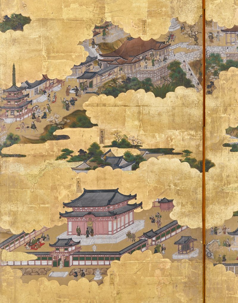 Anonymous, Scenes in and around the Capital (Rakuchu rakugai zu), Edo period, 17th century | 洛中洛外図屏風　江戸時代前期　17世紀 - 图6