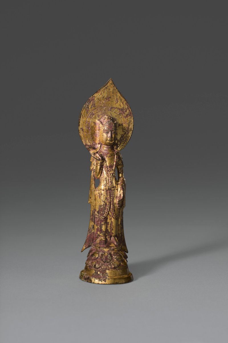 東魏/北周 六世紀中葉 鎏金銅觀音菩薩立像  EASTERN WEI-NORTHERN ZHOU DYNASTY, MID-6TH CENTURY - 图4