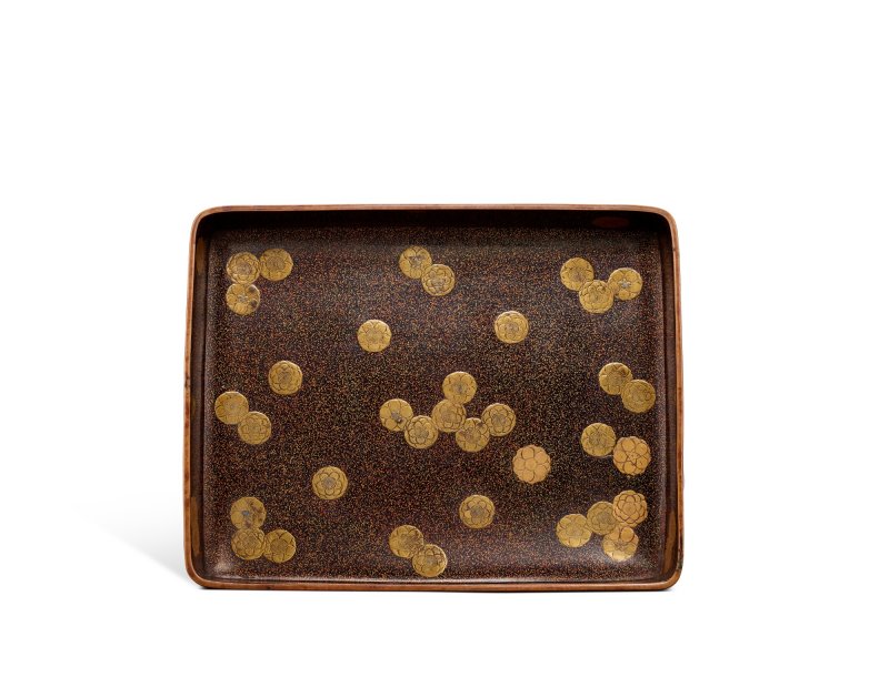 A lacquer tebako [box for personal accessories], Muromachi period, 16th century | 梅花散蒔絵手箱　室町時代　16世紀 - 图4