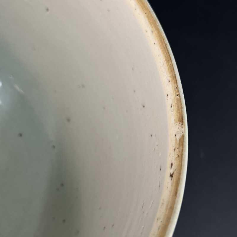 清嘉庆 青花梅兰竹菊纹盖缸 - 图12