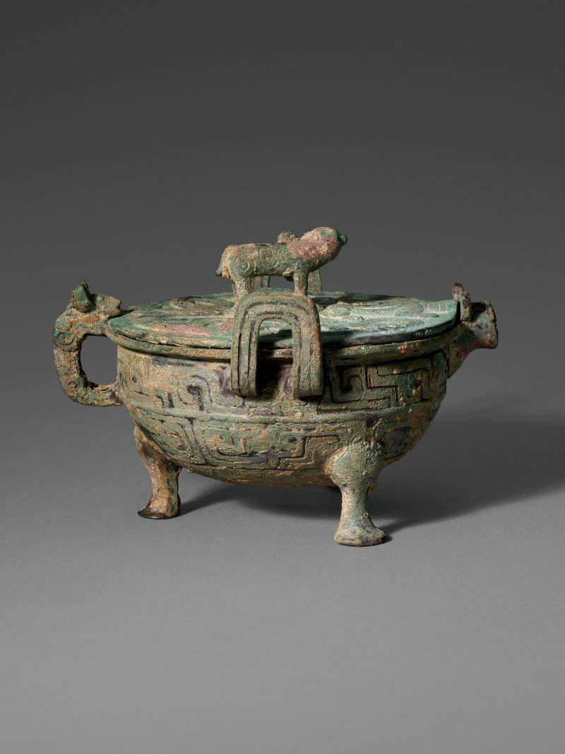 西周晚期 公元前八/七世紀 青銅小流鼎  LATE WESTERN ZHOU DYNASTY, 8TH-7TH CENTURY BC - 图3