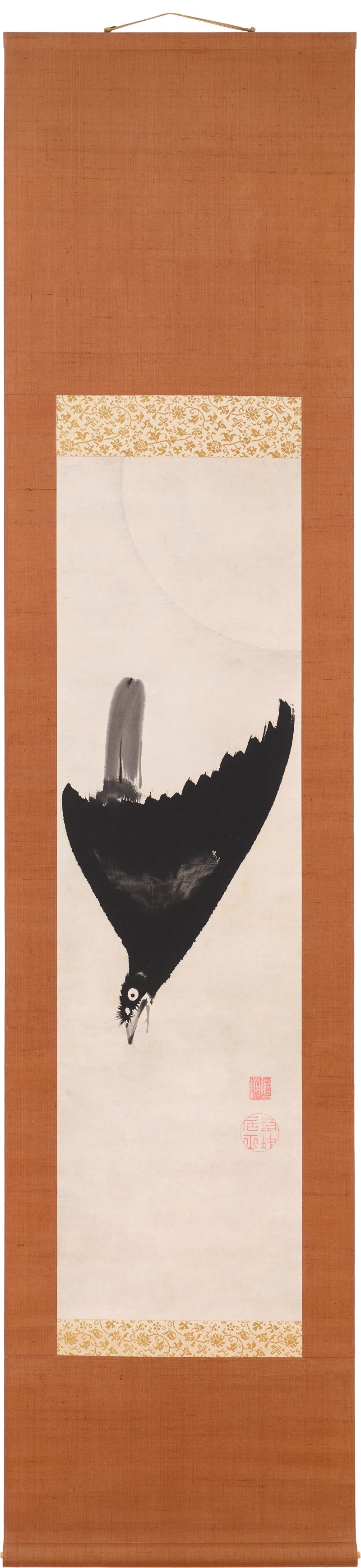 Ito Jakuchu (1716–1800), Crested myna in moonlight, Edo period, late 18th century | 伊藤若冲　月に叭々鳥図　江戸時代中期　18世紀後半 - 图2
