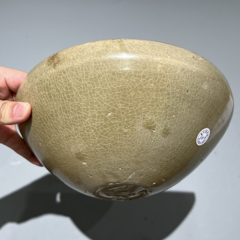 明代 高丽青釉大钵 - 图6