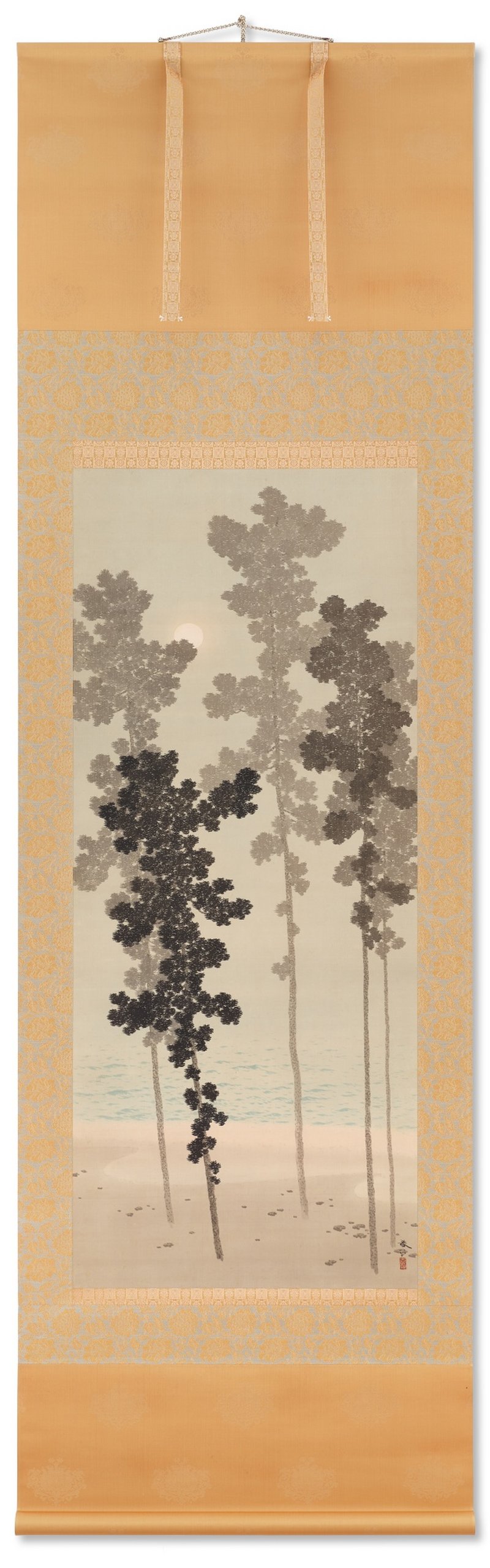 Hishida Shunso (1874-1911), Moon through the Pines (Shokan no tsuki), Meiji period, early 20th century | 菱田春草　松間の月　明治時代後期　20世紀初頭 - 图2