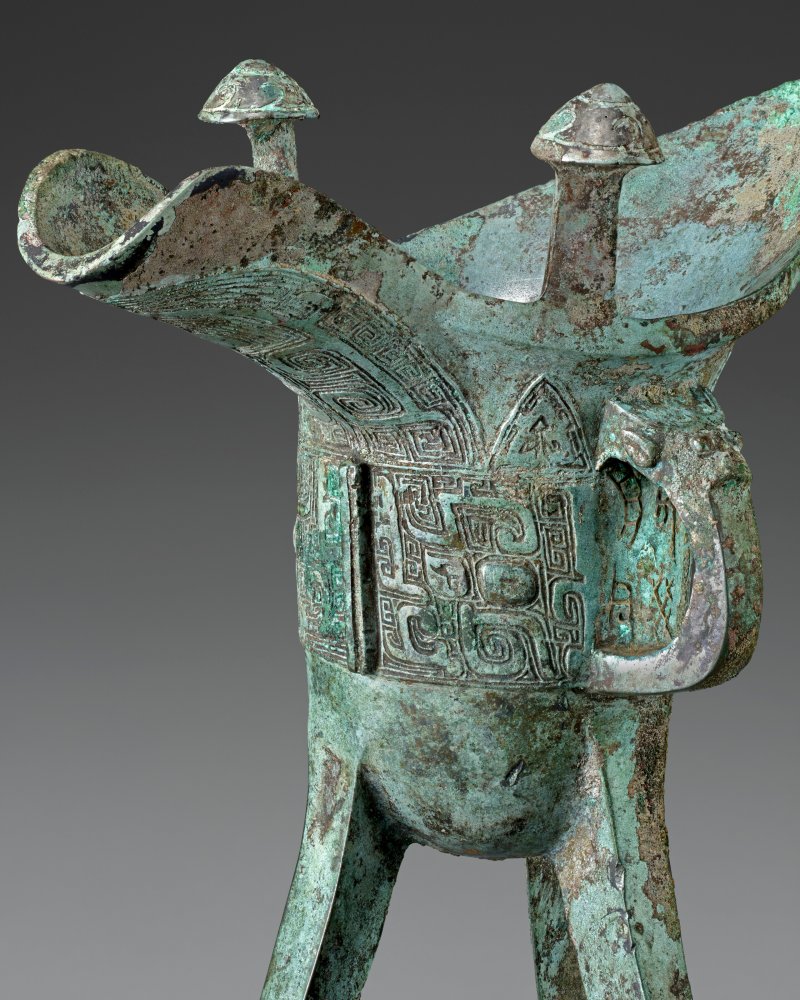 商晚期 公元前十二/十一世紀 青銅爵  LATE SHANG DYNASTY, 12TH-11TH CENTURY BC - 图2