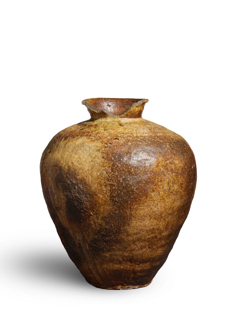 A large stoneware storage jar, Shigaraki ware, Muromachi period, 14th – 15th century | 信楽自然釉大壺　室町時代　14～15世紀 - 图2