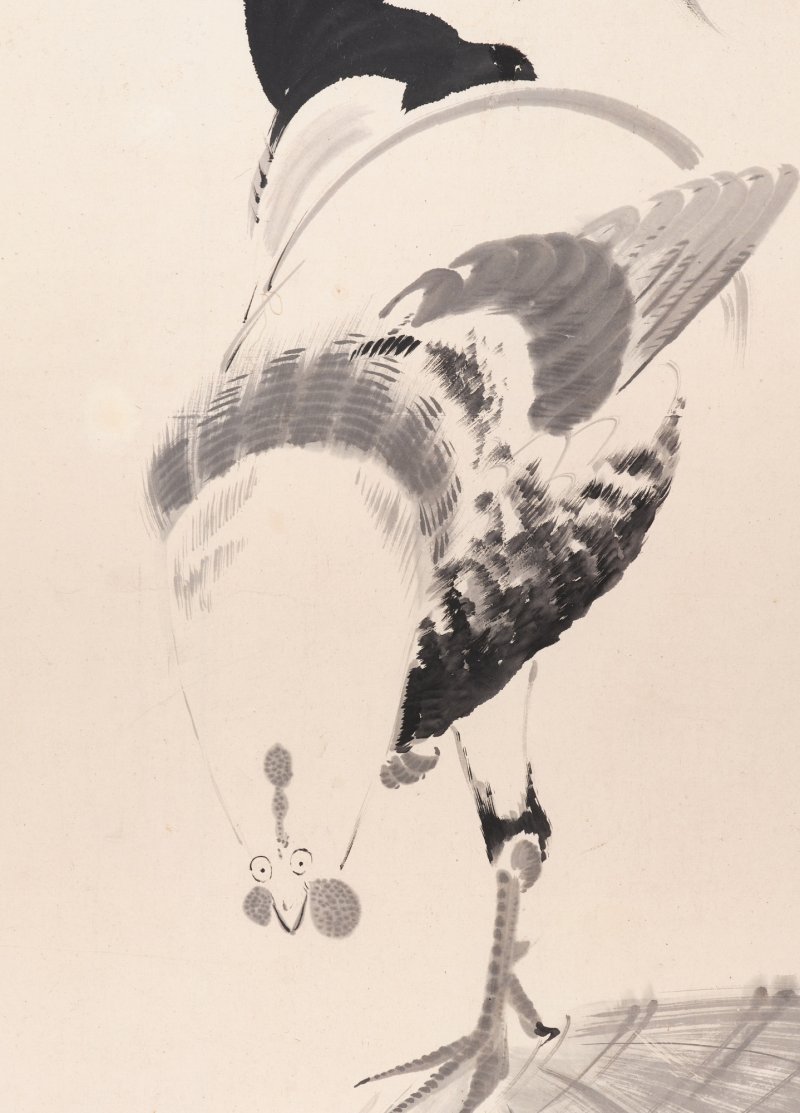 Ito Jakuchu (1716-1800), Cockerel on a straw hat, Edo period, late 18th century | 伊藤若冲　傘に鶏図　江戸時代中期　18世紀後半 - 图3