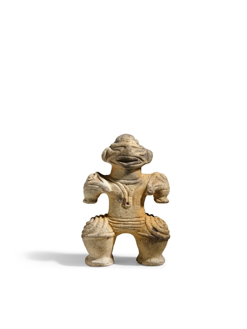 An earthenware figure of a woman, dogu, Late Jomon period, 1000 – 400 BCE | 土偶　縄文時代晩期　紀元前1000～紀元前400年 - 图1
