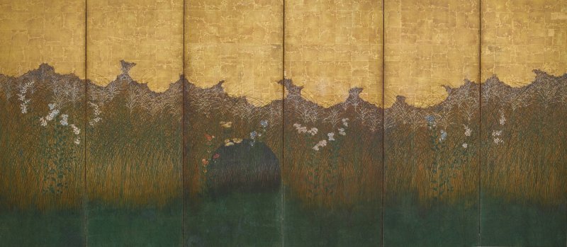 Anonymous, Moon over Musashi Moor, Edo period, early 17th century | 武蔵野図屏風　江戸時代前期　17世紀初頭 - 图2