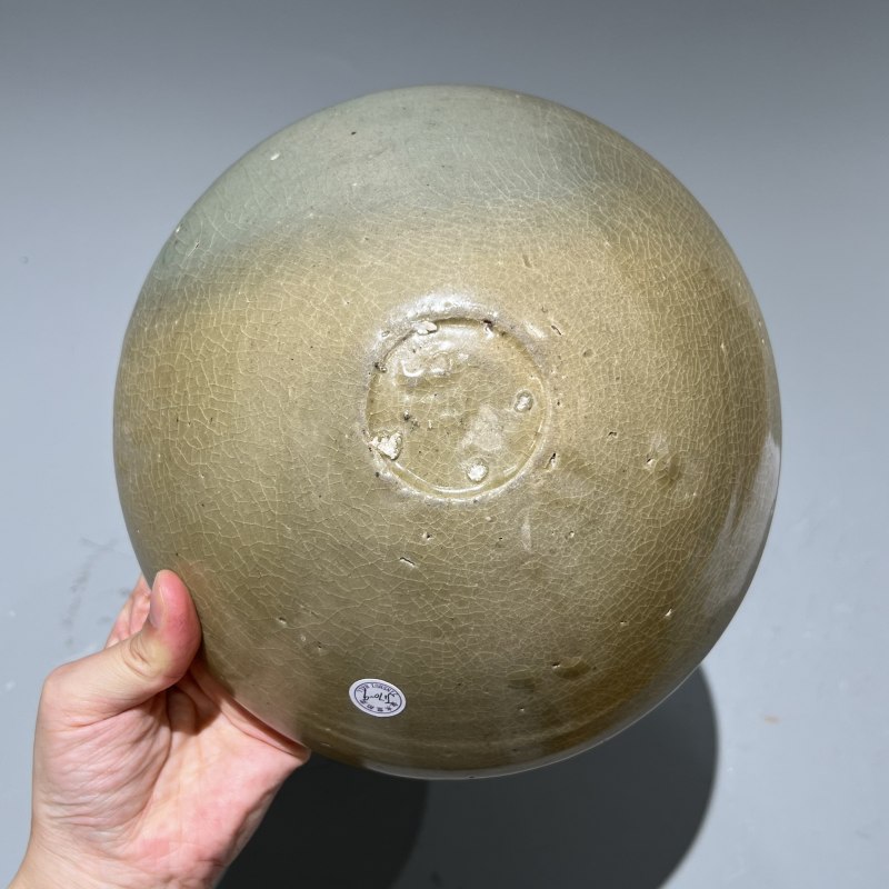 明代 高丽青釉大钵 - 图8