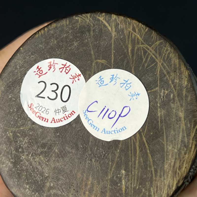 民国 黄杨木雕十八罗汉笔筒 - 图11