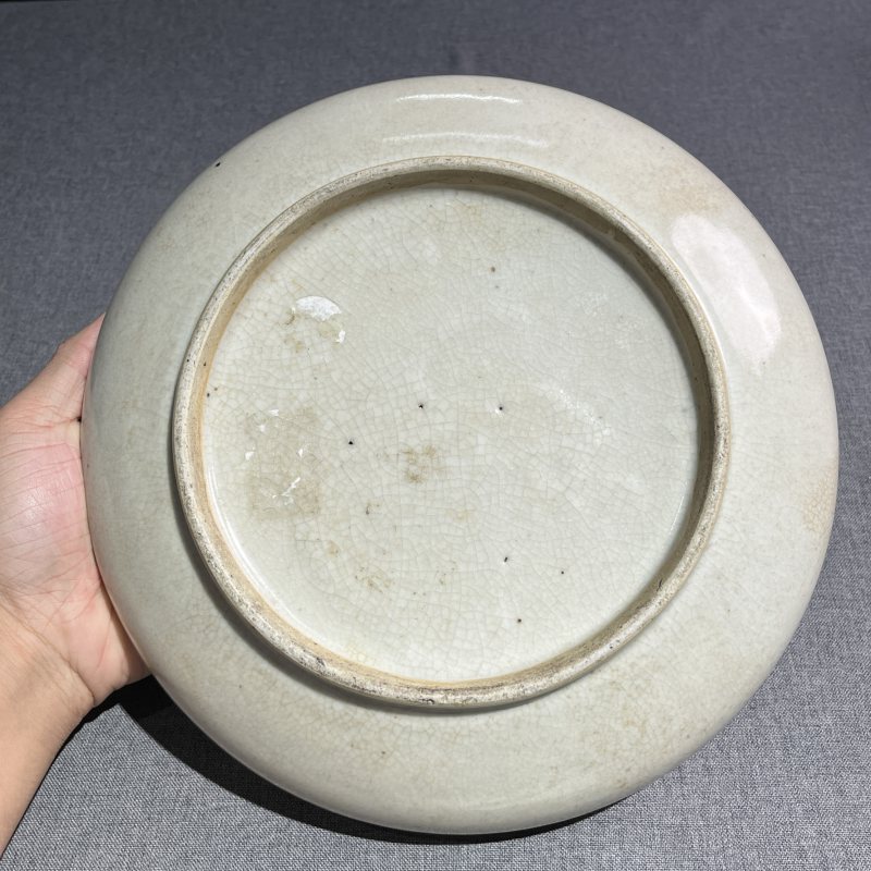 清中期青花飞鸣食宿镗锣洗 - 图9