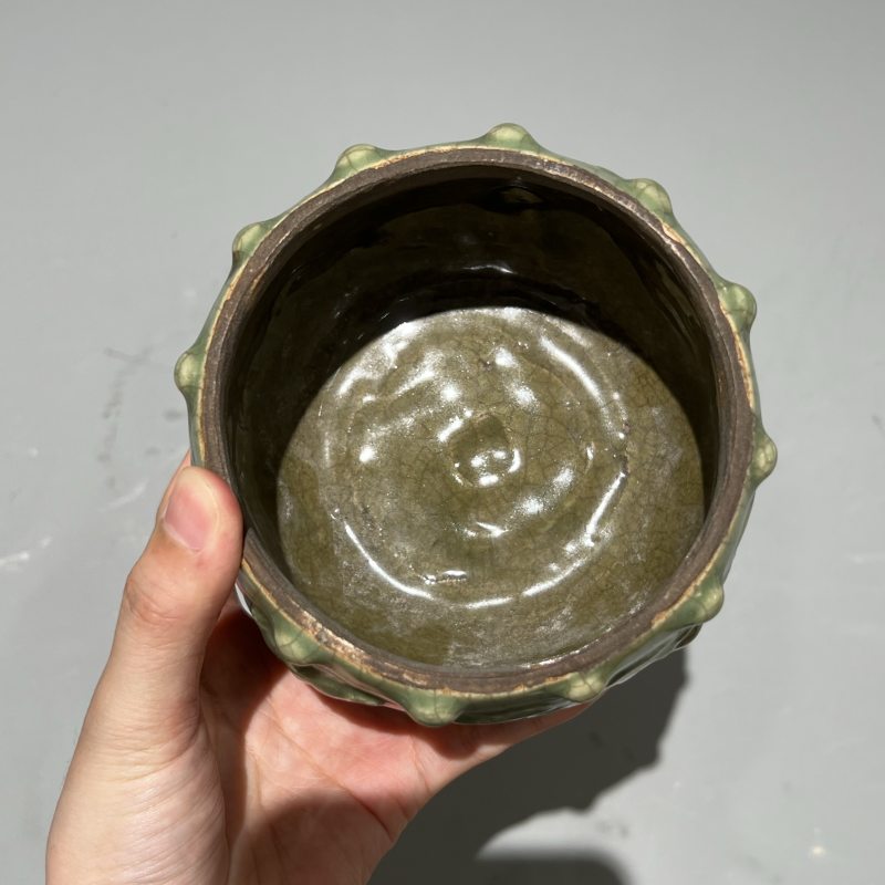 明代 青釉狮子香薰 - 图10