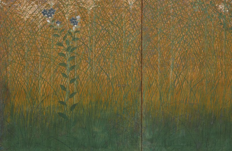 Anonymous, Moon over Musashi Moor, Edo period, early 17th century | 武蔵野図屏風　江戸時代前期　17世紀初頭 - 图10