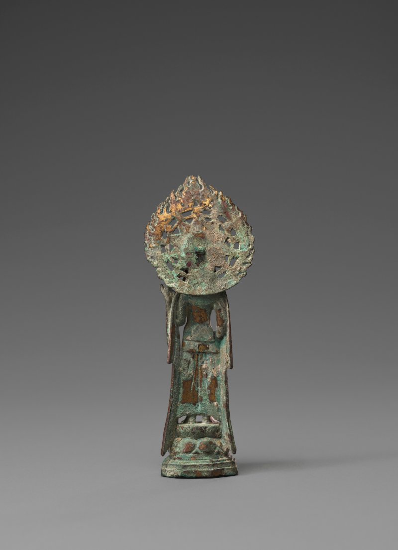 隋/唐初 六/七世紀 鎏金銅觀音立像  SUI-EARLY TANG DYNASTY, 6TH-7TH CENTURY - 图2
