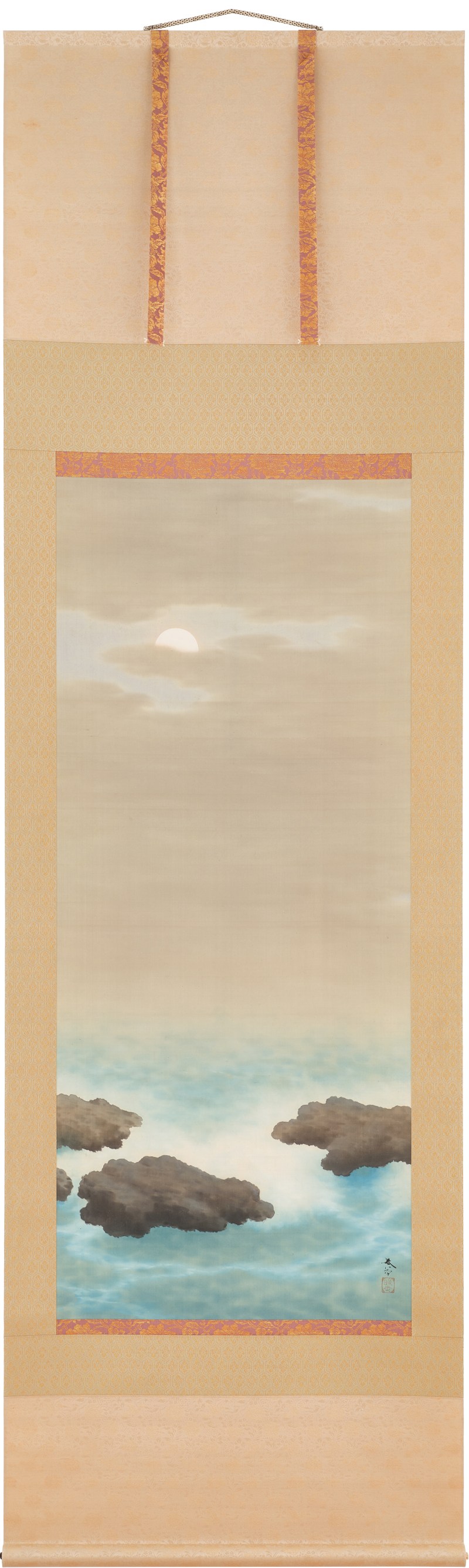 Hishida Shunso (1874-1911), Moonlit Sea (Kaigetsu), Meiji period, early 20th century |  菱田春草　海月　明治時代　20世紀初頭 - 图2