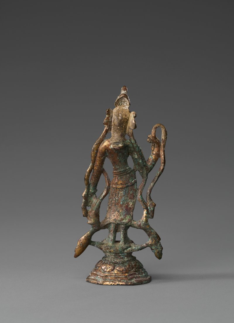 唐 鎏金銅觀音立像  TANG DYNASTY (AD 618-907) - 图3
