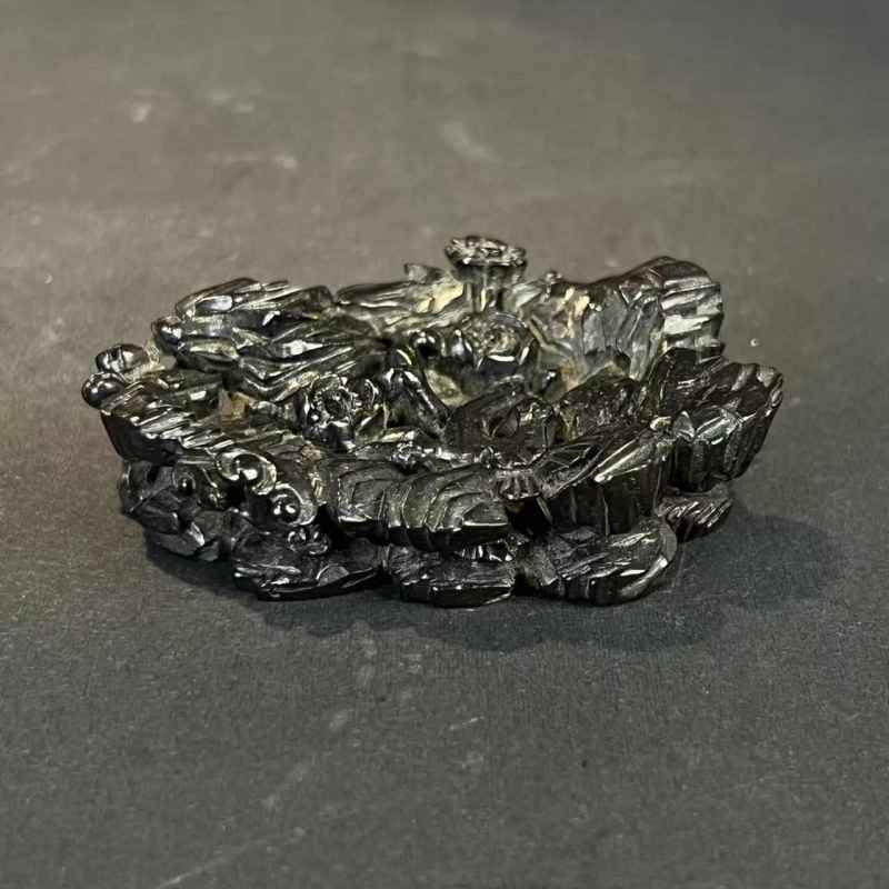 明 白玉梅花纹笔洗 - 图11
