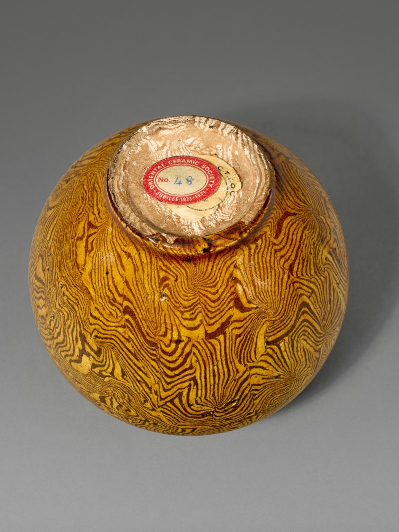唐 絞胎小蓋罐  TANG DYNASTY (AD 618-907) - 图3