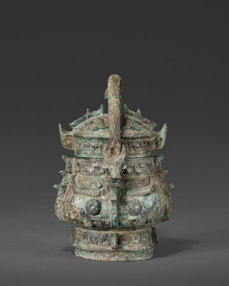 商晚期/西周初期 公元前十二/十一世紀 青銅卣  LATE SHANG-EARLY WESTERN ZHOU DYNASTY, 12TH-11TH CENTURY BC - 图1