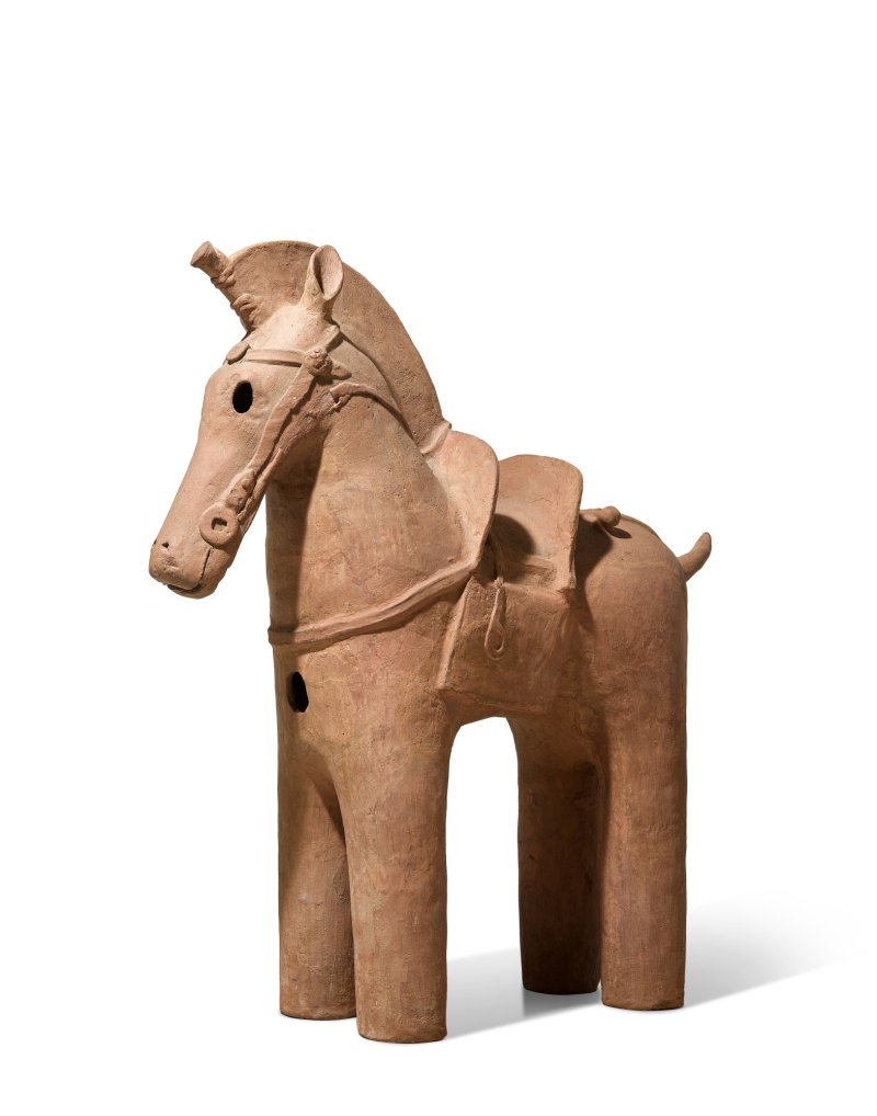 A Haniwa model of a horse, Kofun period, 5th – 6th century | 埴輪　飾り馬　古墳時代後期　5～6世紀 - 图2