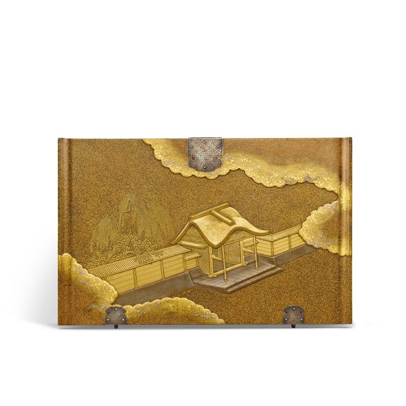 A lacquer kodansu [small cabinet], Edo period, 19th century | 東海道五十三次蒔絵箪笥　江戸時代末期　19世紀 - 图9