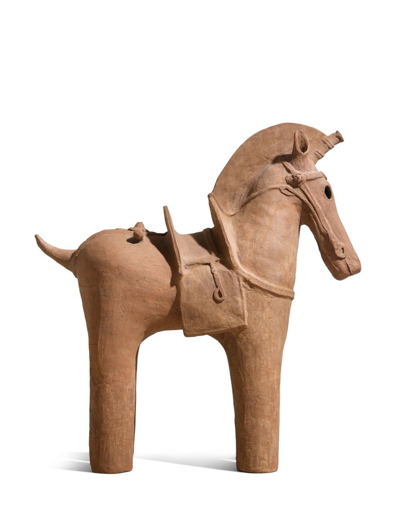 A Haniwa model of a horse, Kofun period, 5th – 6th century | 埴輪　飾り馬　古墳時代後期　5～6世紀 - 图3