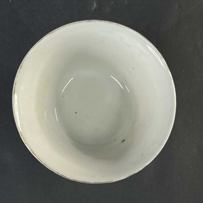 清 粉彩徽章瓷三才杯 - 图6