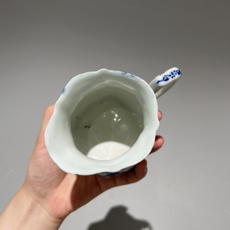清代 青花人物纹公道杯 - 图11