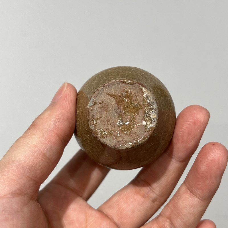 明代 龙泉窑米黄釉小瓶 - 图11