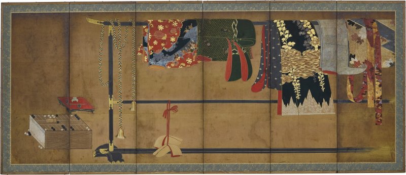 Anonymous, Whose Sleeves? (Tagasode), Edo period, early 17th century | 誰ヶ袖図屏風　江戸時代初期　17世紀 - 图3