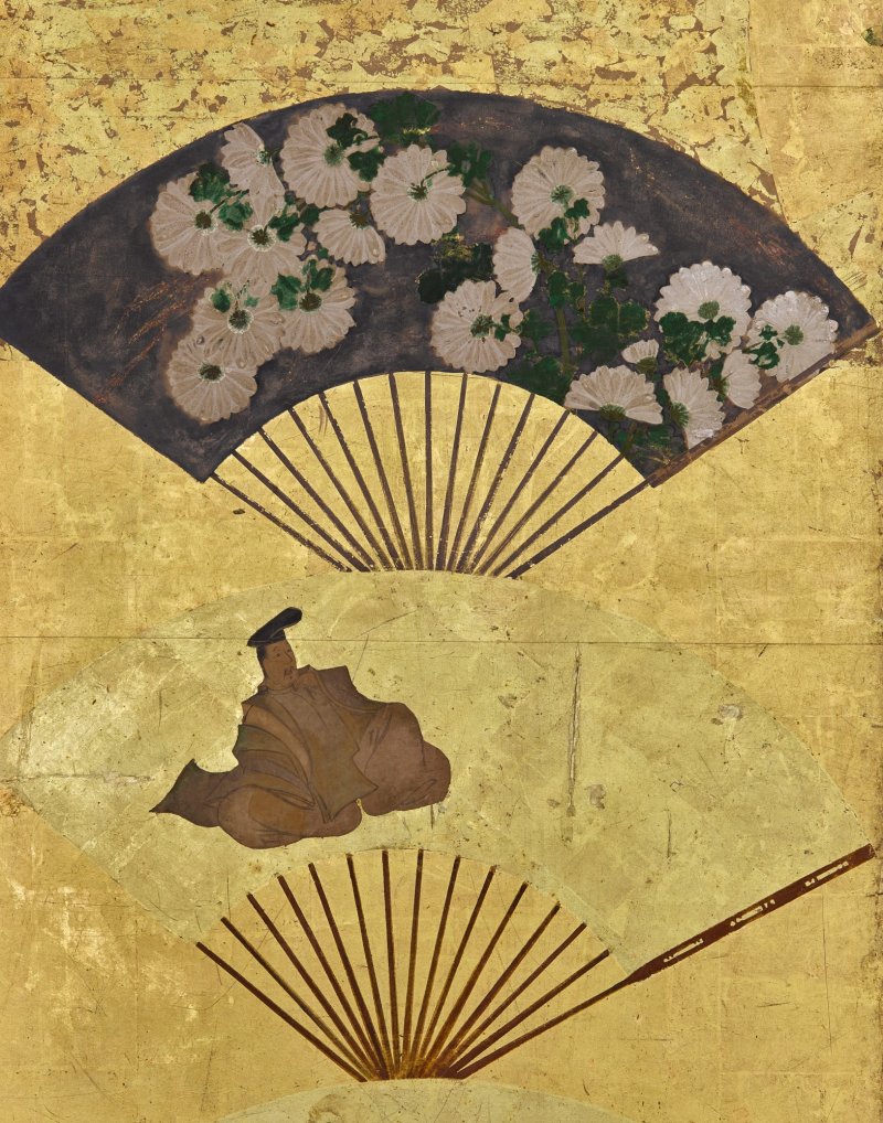 Anonymous, Scattered fans, Sealed I’nen, Edo period, 17th century | 扇面散図屏風　伊年印　江戸時代前期　17世紀 - 图2