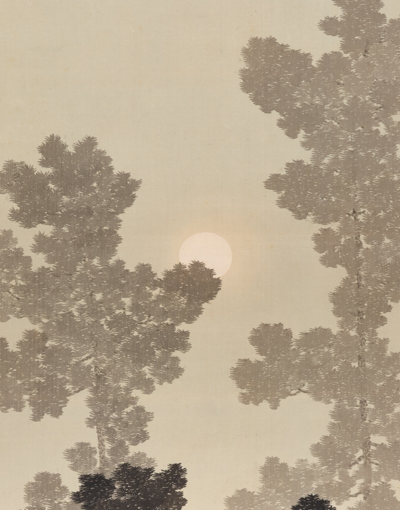 Hishida Shunso (1874-1911), Moon through the Pines (Shokan no tsuki), Meiji period, early 20th century | 菱田春草　松間の月　明治時代後期　20世紀初頭 - 图3