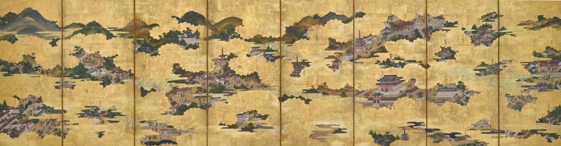 Anonymous, Scenes in and around the Capital (Rakuchu rakugai zu), Edo period, 17th century | 洛中洛外図屏風　江戸時代前期　17世紀 - 图2