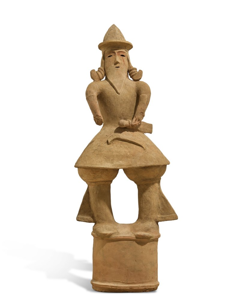 A Haniwa model of a warrior, Kofun period, 5th – 6th century |　埴輪　盛装の男子　古墳時代　5～6世紀 - 图1