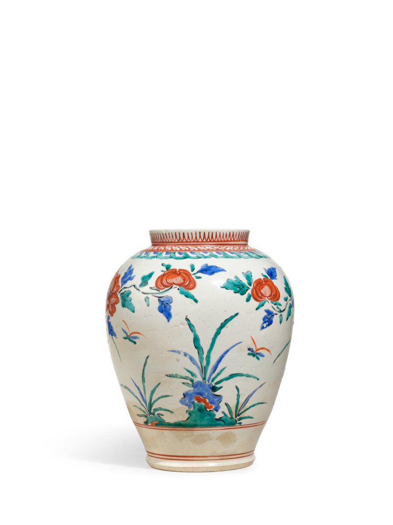 A porcelain vase, Kakiemon type, Hizen, Edo period, mid-late 17th century | 色絵牡丹文壺　肥前・柿右衛門様式　江戸時代中期　17世紀後半 - 图2