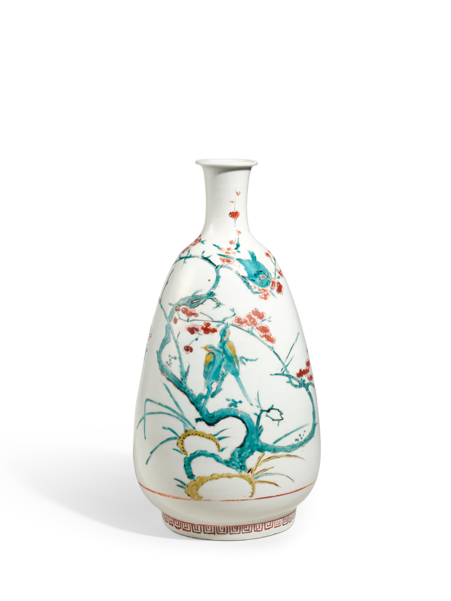 見所の多い古備前波条文鳶口小壺　室町時代　六古窯　古美術　花呼ぶ器 A large porcelain vase, Early -多宝古瓷宝典