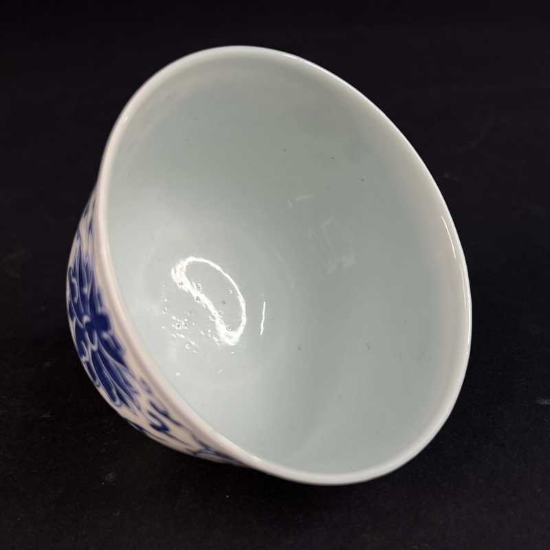 清光绪 青花缠枝莲纹茶园 - 图6