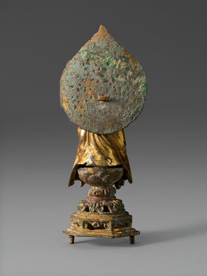 唐 鎏金銅佛坐像  TANG DYNASTY (AD 618-907) - 图4