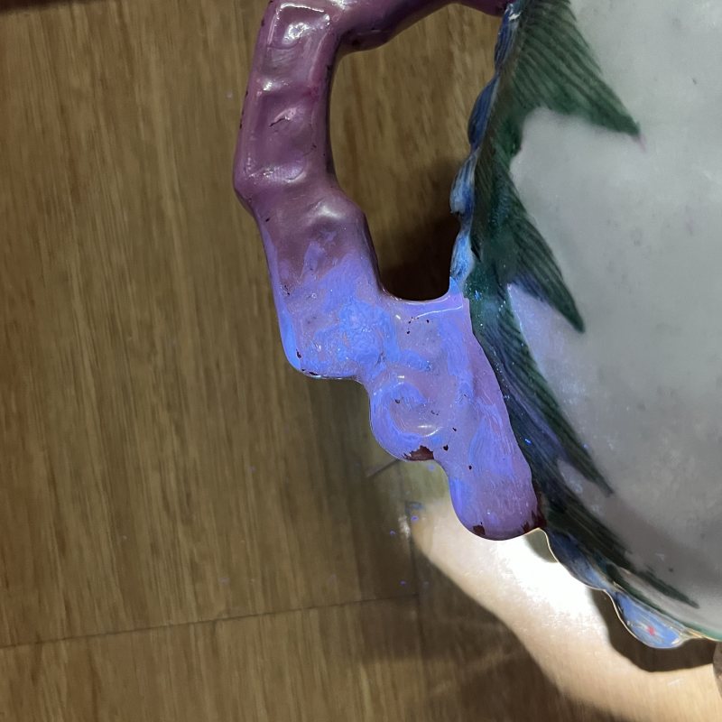 清雍正粉彩瑞兽执壶 - 图13